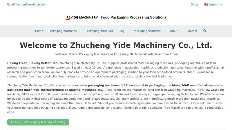 Home - Food Packaging Processing Solutions
