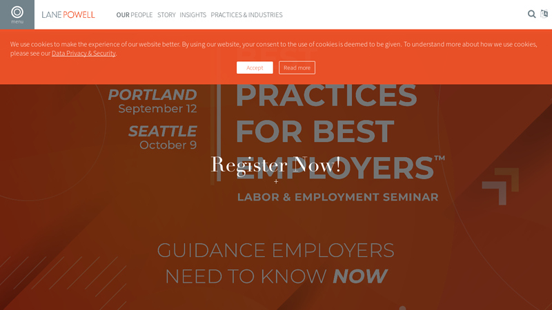 A law firm with attorneys in Seattle, Portland and Anchorage - Lane Powell PC