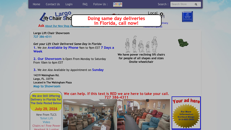 Lift Chair Recliners - largoliftchairshowroom