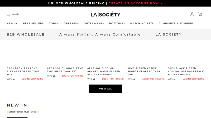 Wholesale Sweatsuits & Activewear -Gym Workout Sportswear Manufacturer C LA SOCIETY