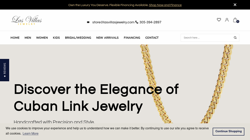 Premier seller and manufacture of the Miami Cuban link | Las Villas Jewelry