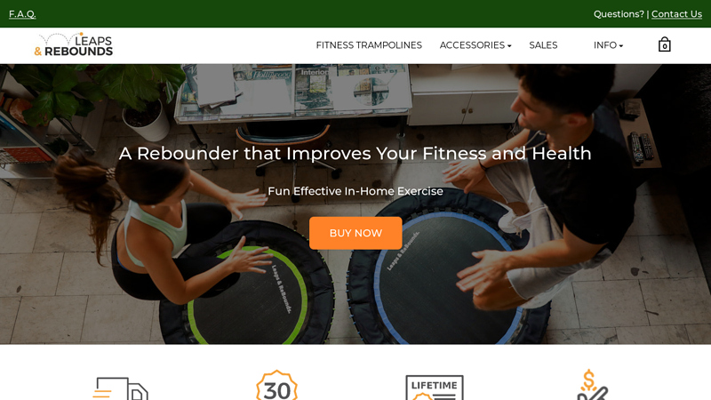 Rebounders and Mini Trampolines for Fitness | Leaps and Rebounds