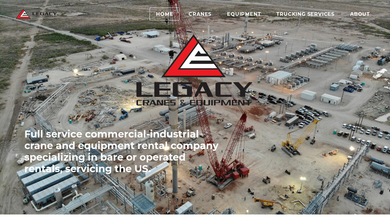 Legacy Cranes & Equipment - Home