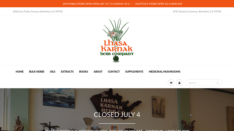 Quality Herbs, Essential Oils, Natural | Lhasa Karnak Herb Company