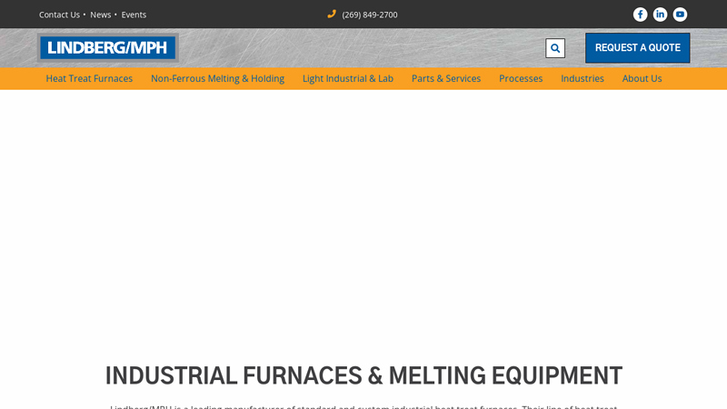 Lindberg Furnace | Industrial Furnaces | Lindberg/MPH