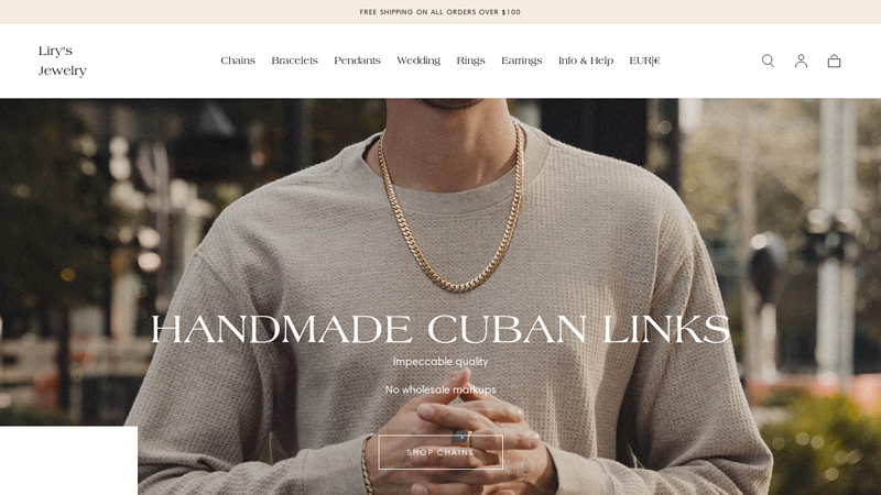 Gold Chains & Bracelets | Home of the Handmade Miami Cuban Link C Liry