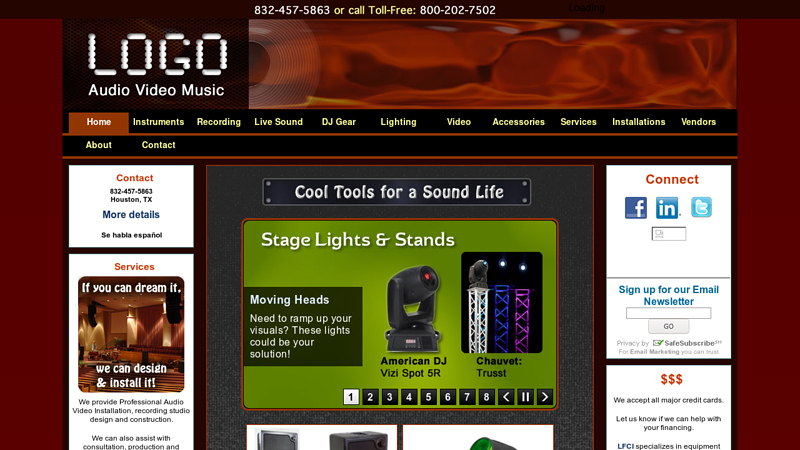 Houston, TX Music Equipment Store ? Musical Equipment from LoGo Audio Video Music