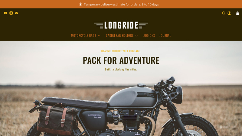 Pack for adventure.