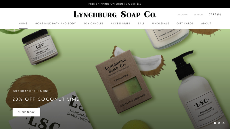 Handmade Soap Bars, Bath Bombs, & Shampoo Bars - Lynchburg Soap Co. C Lynchburg Soap Company
