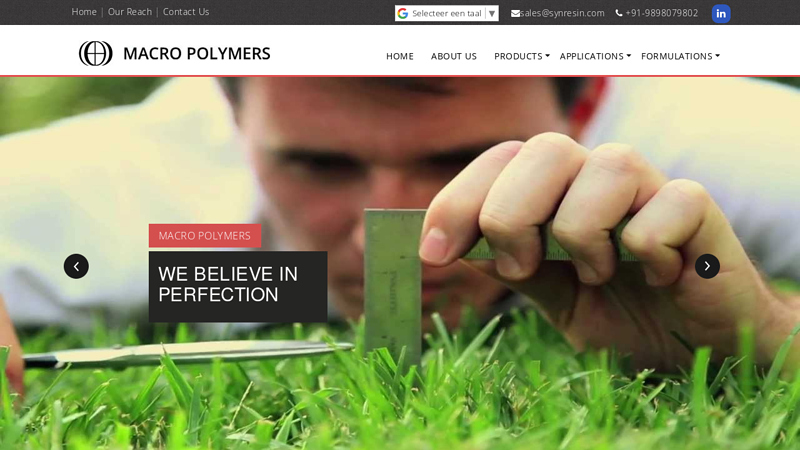 Resin Manufacturer | MACRO POLYMERS PVT.LTD