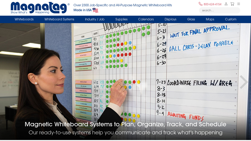 Magnetic Dry-Erase Whiteboards, Printed Whiteboards