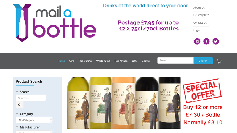 Wine, whiskey and more delivered direct to your door - Mail a Bottle