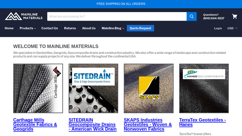 Mainline Materials - Construction, Landscape and Commercial Products