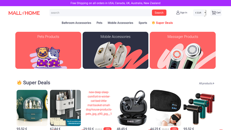 MALL of HOME - Online Shopping for Popular Electronics, Fashion, Home & Garden, Toys & Sports, Automobiles and More products - MALL of HOME ltd