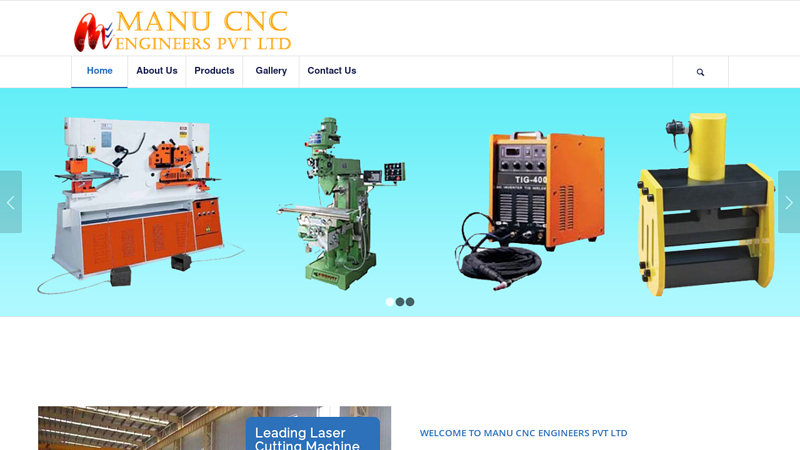 Laser cutting machine suppliers in Chennai - Manu Engineers