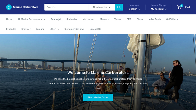 Marine Carburetors| Find great deals on MerCruiser, OMC, Volvo Penta
