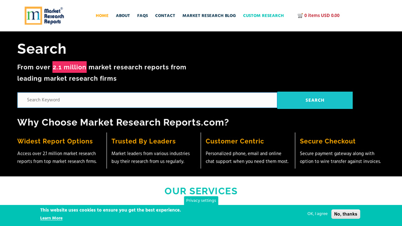 Market Research Reports? Inc. | Better Reports, Better Decisions