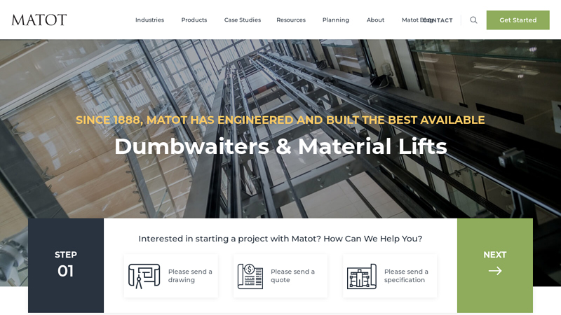 Dumbwaiters & Lifts | Matot | Custom Made Since 1888