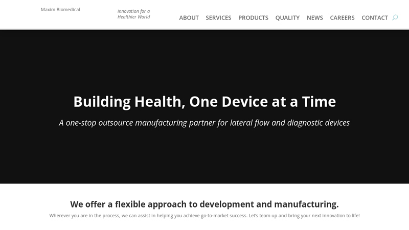 LFI Contract Manufacturing - I Maxim Biomedical (Maxim)