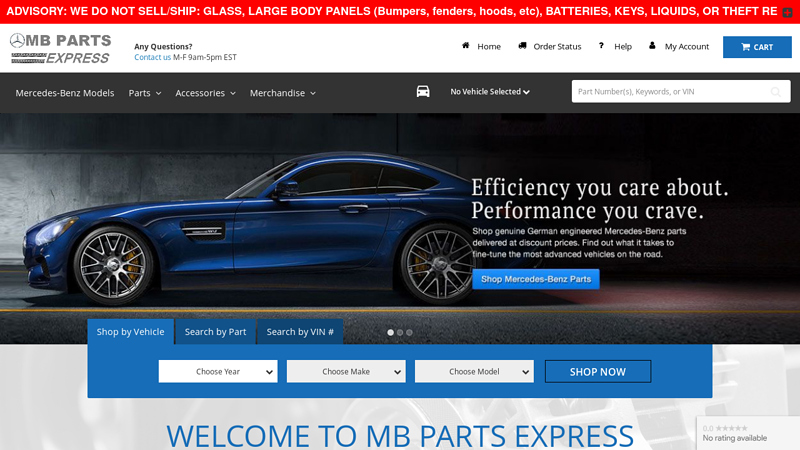 Mercedes-Benz Parts and Accessories | MB Parts Express
