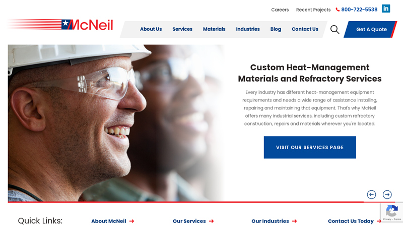 Refractory and Heat-Management Solutions | McNeil