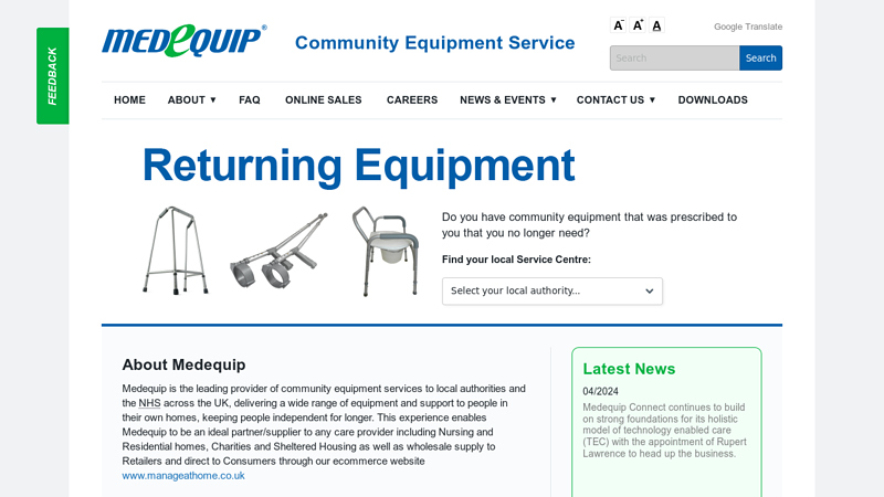 Medequip - Integrated Community Equipment Services