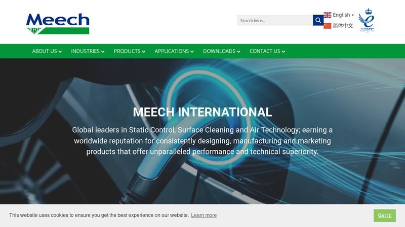 Meech : Static Control, Web Cleaning, Air Technology