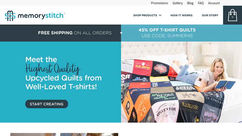 T-Shirt Quilts and Blankets by MemoryStitch