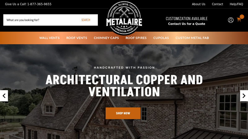 Iron & Sheet Metal Fabricators. Copper Louvers, Cupolas, Finials, Metal Home Decor