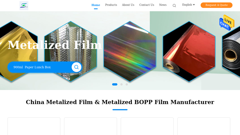 Quality Metalized Film & Metalized BOPP Film factory from China