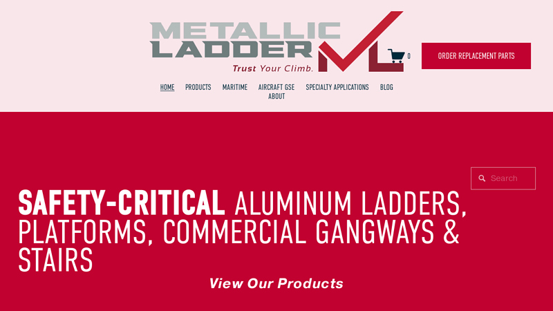 Metallic Ladder: Aluminum Ladders, Stairs, and Work Platforms