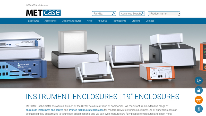 METCASE | Aluminum Enclosures | 19" Rack Mount Cases | USA Site