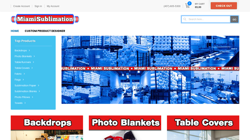 Miami Sublimation - Custom Photo Fabric Printing and Sublimation C MiamiSublimation