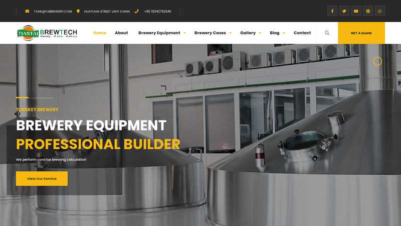 Craft Beer Brewing Brewery Equipment For SaleTianTai? 2-150HL brewery equipment for sale