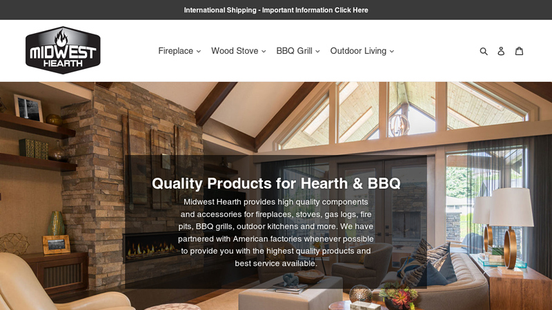 Midwest Hearth - Products for Fireplace Stove Barbecue and Outdoor
