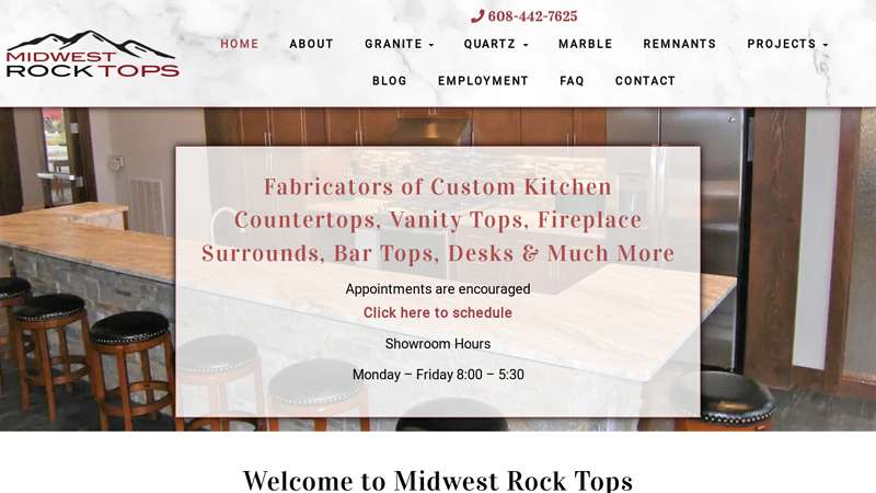 Midwest Rock Tops, Madison WI | Quartz & Granite Countertops; Midwest Rock Tops, Madison WI | Quartz & Granite Countertops