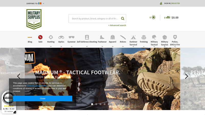 www.militarysurplusworld.com | Army Navy Surplus - Tactical | Big variety - Cheap prices | Military Surplus, Clothing, Law Enforcement, Boots, Outdoor & Tactical Gear