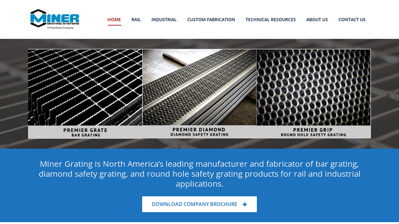 Miner Grating Systems | Steel Grating for Industrial and Rail