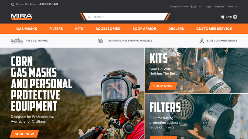 MIRA Safety - Gas Masks & Personal Protective Equipment