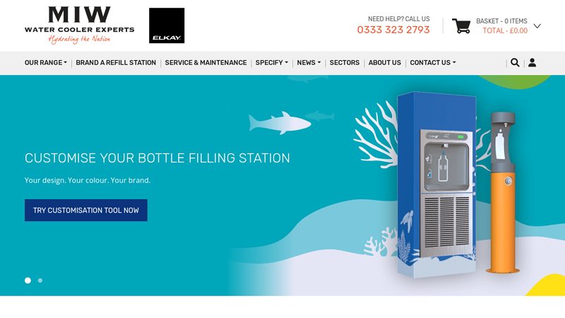 MIW Water Coolers - Premier Water Cooler Supplier in the UK
