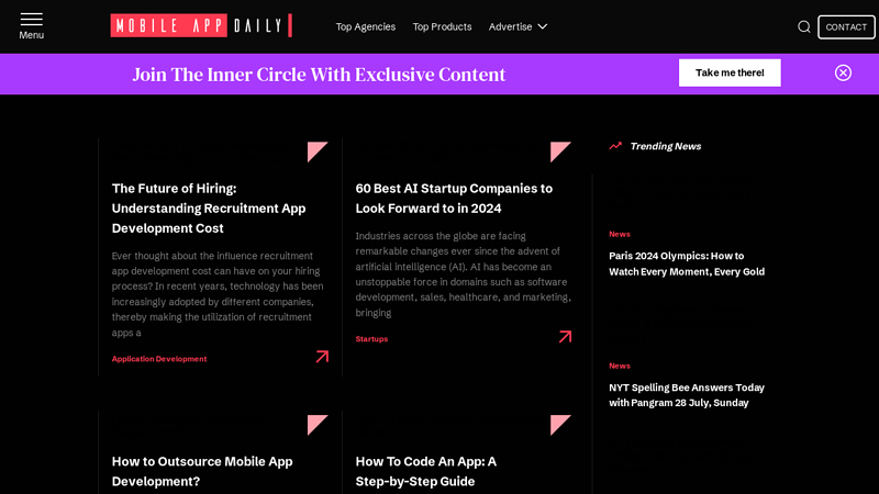 Latest Insights on Mobile App Development | MobileAppDaily