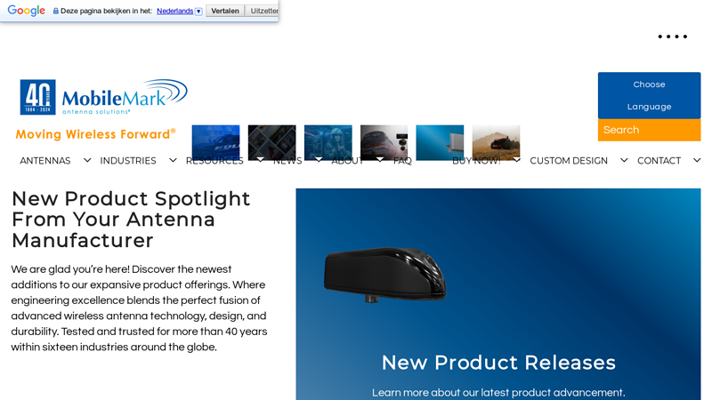 Antenna Manufacturer for Wireless Solutions | Mobile Mark