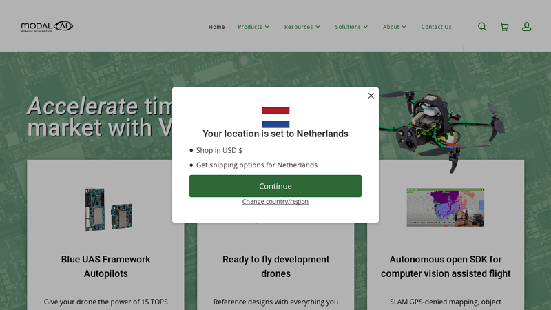 ModalAI, Inc. | Assembled in USA | Autopilots that Accelerate Drone and Robot Autonomy