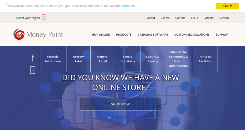 Money Point Cash Handling Equipment & Software Solutions | Money Point