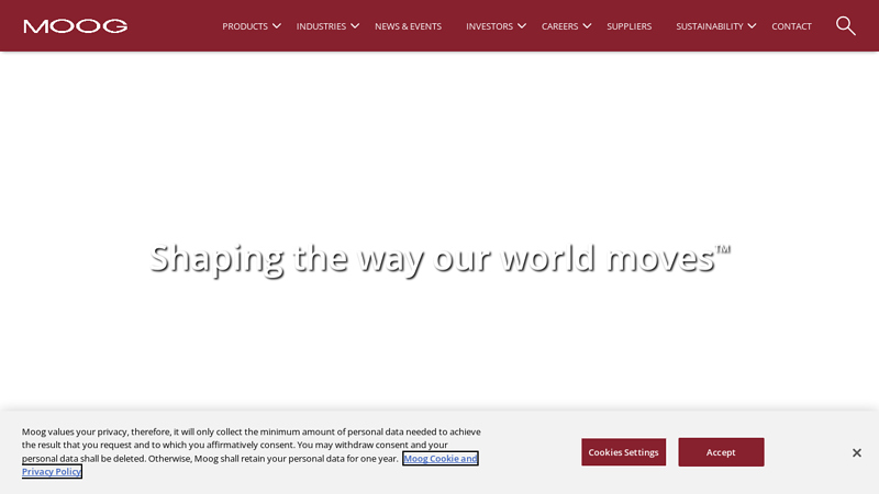 Moog, Inc. - Precision motion control products, systems, servovalves, actuators