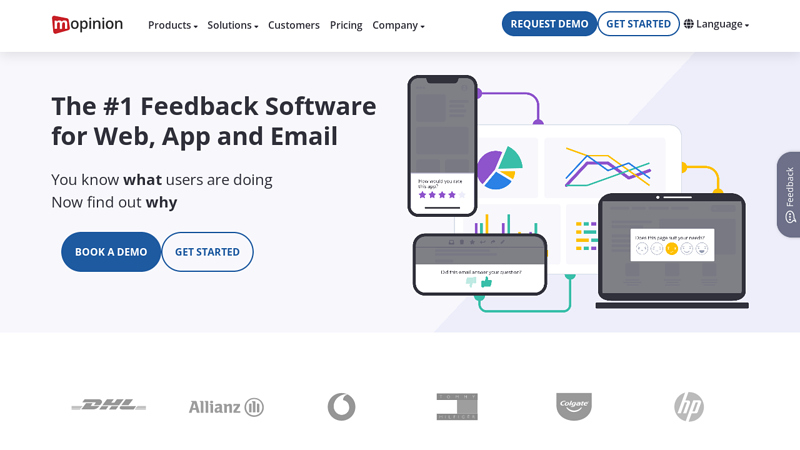 Mopinion Feedback for Websites, Apps and Email