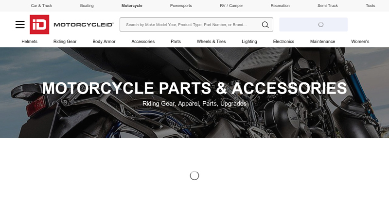 Motorcycle Parts & Accessories | Sport Bike, Cruiser, Dirt Bike - MOTORCYCLEiD.com