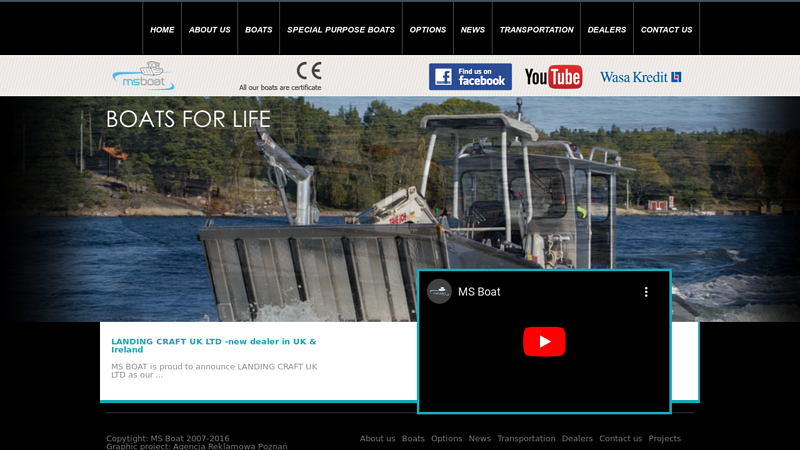 MS Boat :: Home aluminium, work boat, landing craft