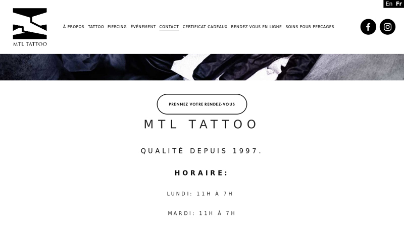 Mtl Tattoo, Tatouage et Piercing de Qualit depuis 1997