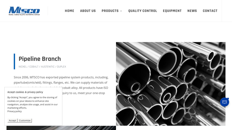 MTSCO, Stainless Steel Pipe/Tube/Tubing, Flange, Pipe fitting